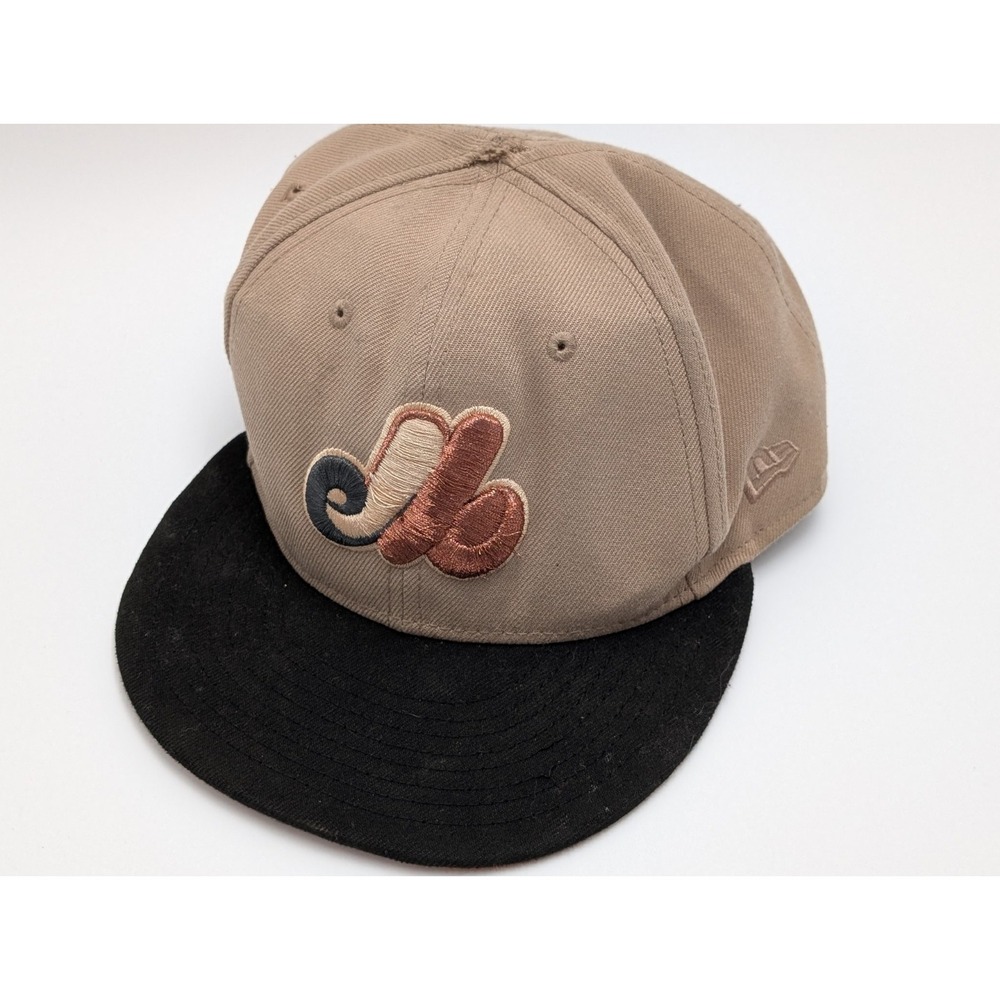 New Era Rose Gold Montreal Expos 25th Anniversary 59FIFTY Fitted Hat 7 5/8